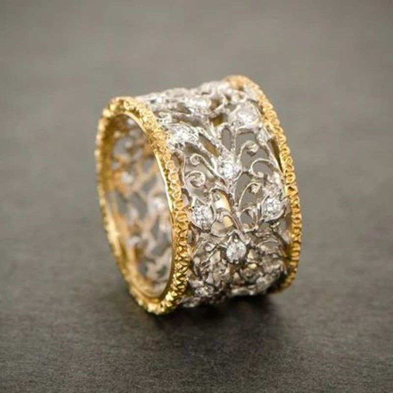 Statement Cocktail Ring - أورزتون-خاتم مجوف رائع للنساء ، مجوهرات