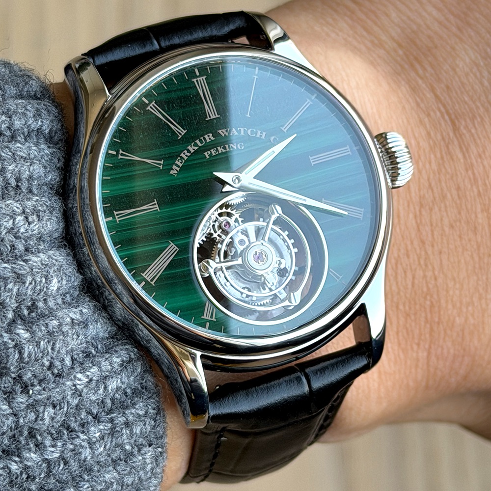 Stones Watches & Jewelry In Sweden Ab - ساعة ميركور 100% توربيون للرجال بقرص