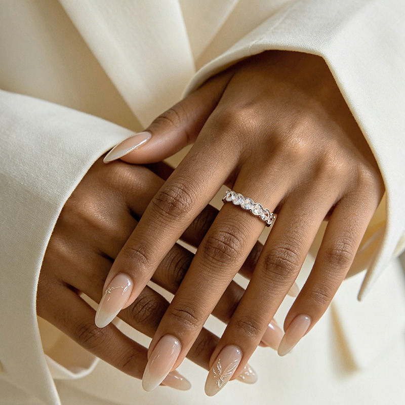 Statement Cocktail Ring - خاتم نسائي من الفضة الإسترلينية S925