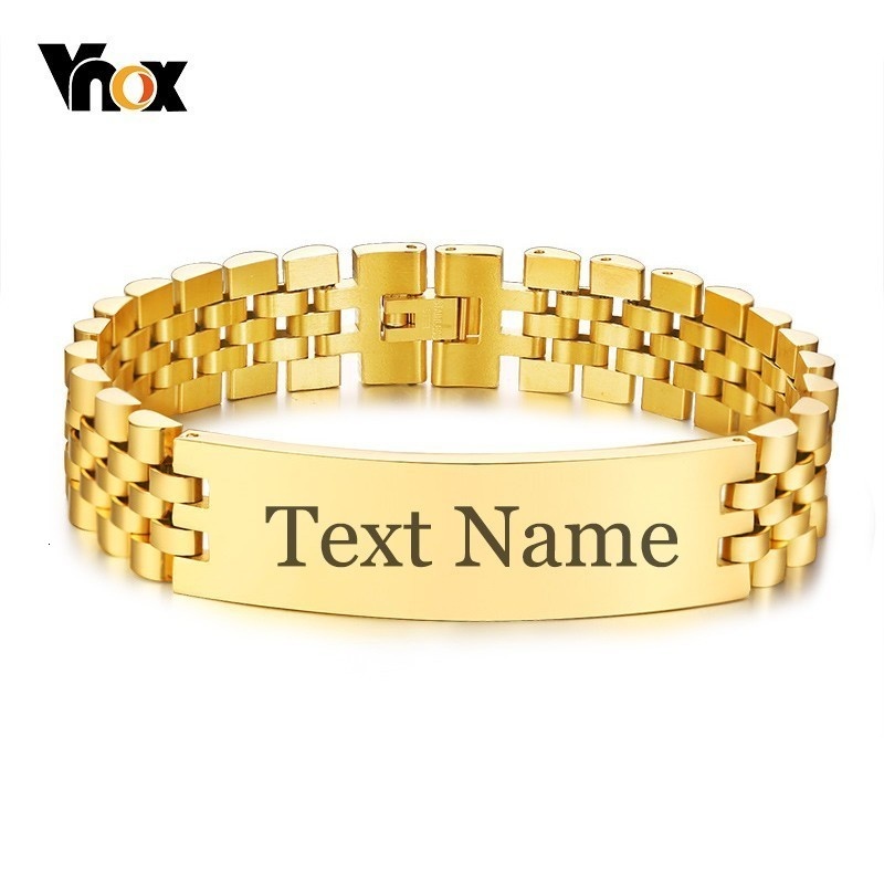 Jewelry Type Watches - Vnox رجل 15 مللي متر واسعة