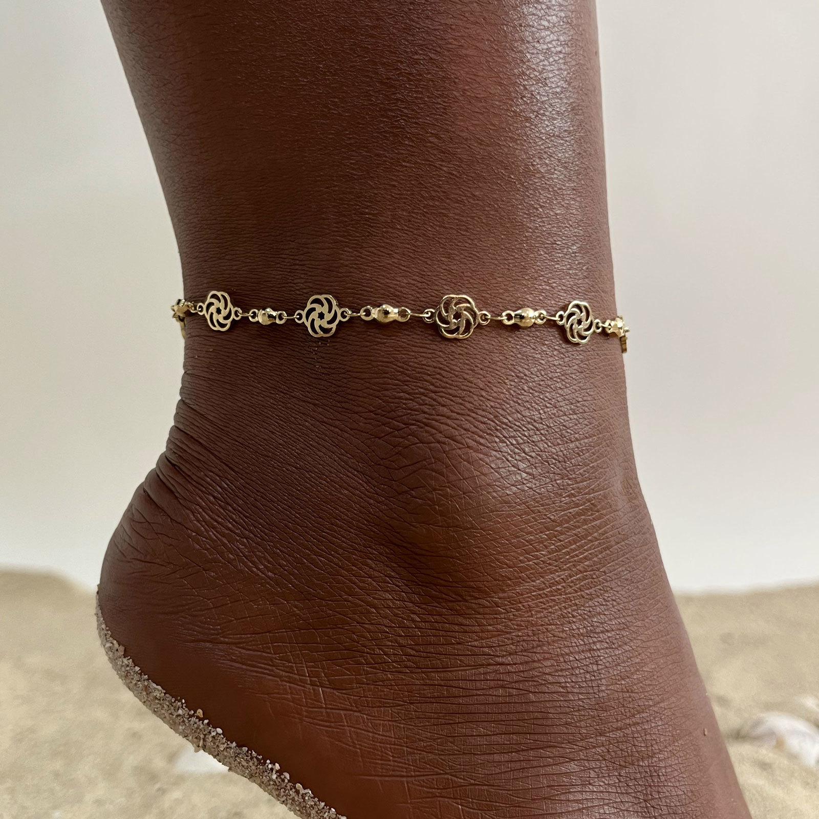 Jc Jewelry & Watches - مجوهرات خلخال نسائية أنيقة مجوفة من