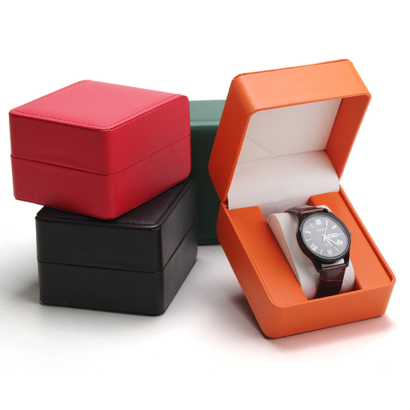 Jewelry Type Watches - صندوق تخزين الساعات PU ساعة واحدة
