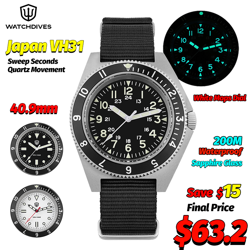 Jewellery Watch - Watchdives WD1972 ساعة كوارتز الياقوت مضيئة