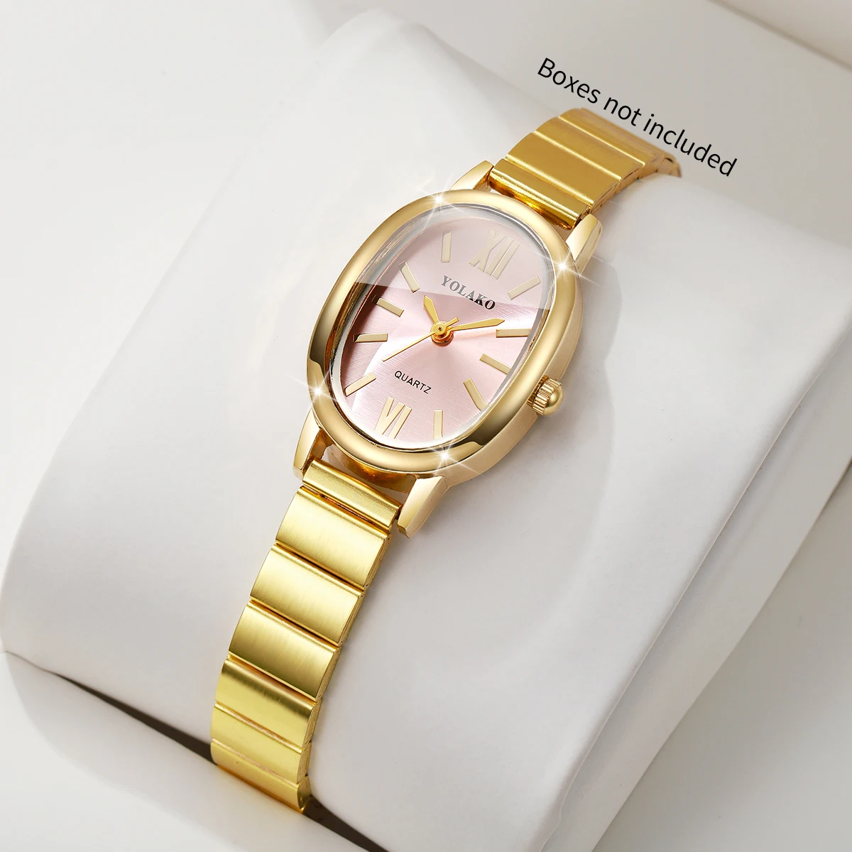 Jewelry Watches For Women - ساعة يد نسائية أنيقة بقرص وردي