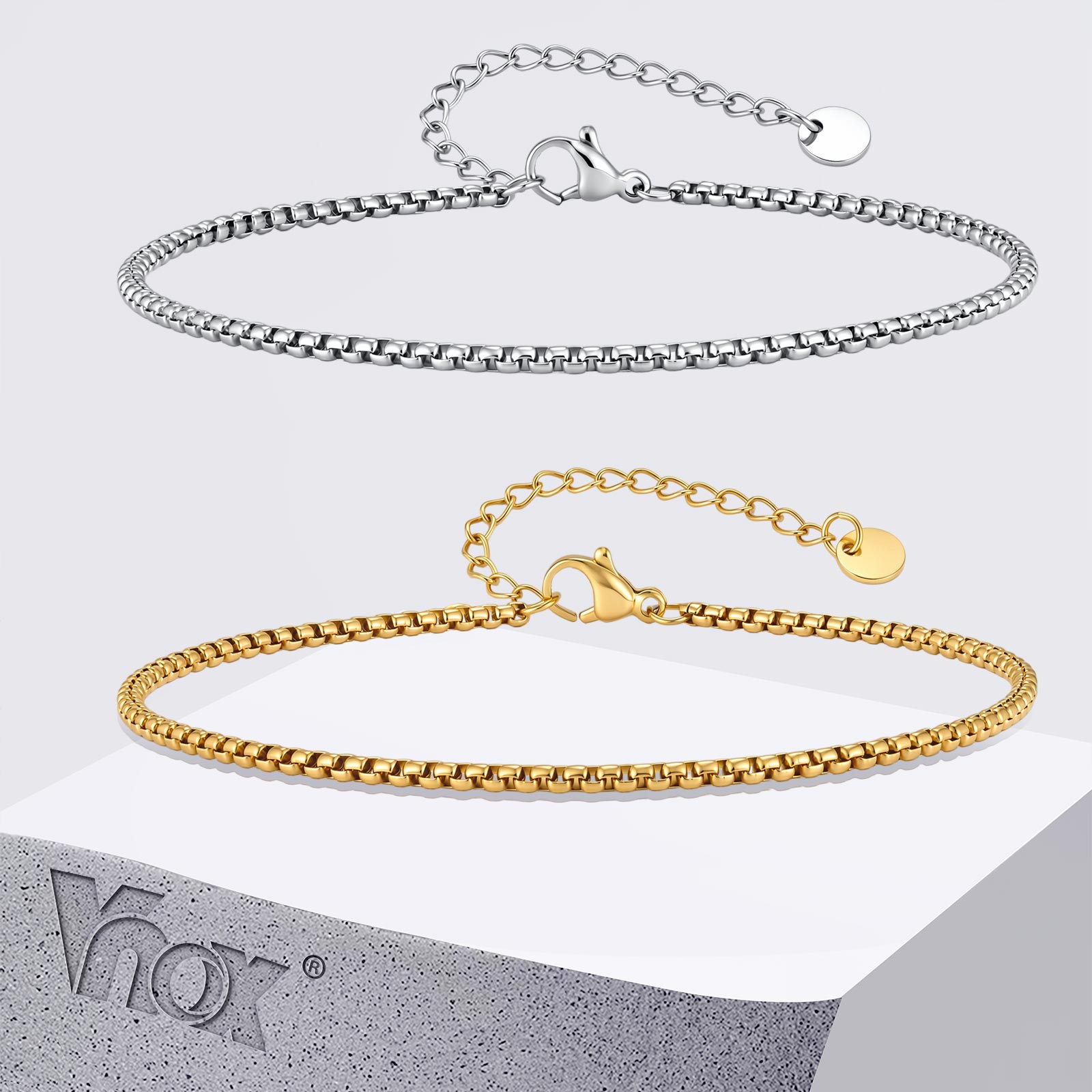 سلسلة كاحل من الفولاذ المقاوم  - مراجعة Jc Jewelry & Watches وسعره