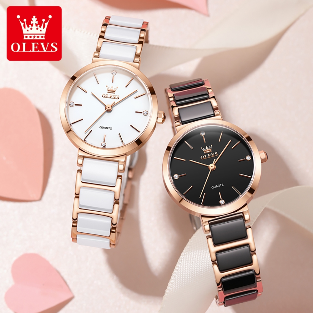 OLEVS ساعة نسائية 5877 ساعة كو - مراجعة Jewelry Watches For Women وسعره