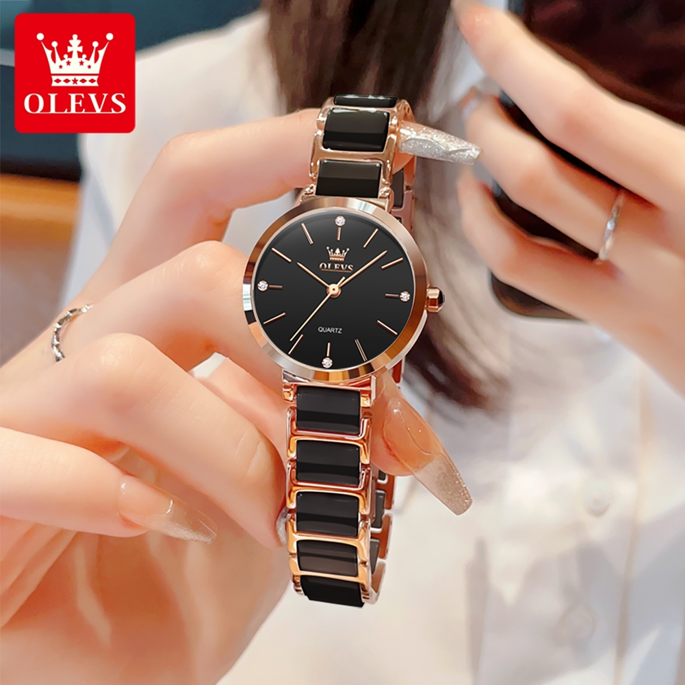 OLEVS ساعة نسائية 5877 ساعة كو - مراجعة Jewelry Watches For Women وسعره
