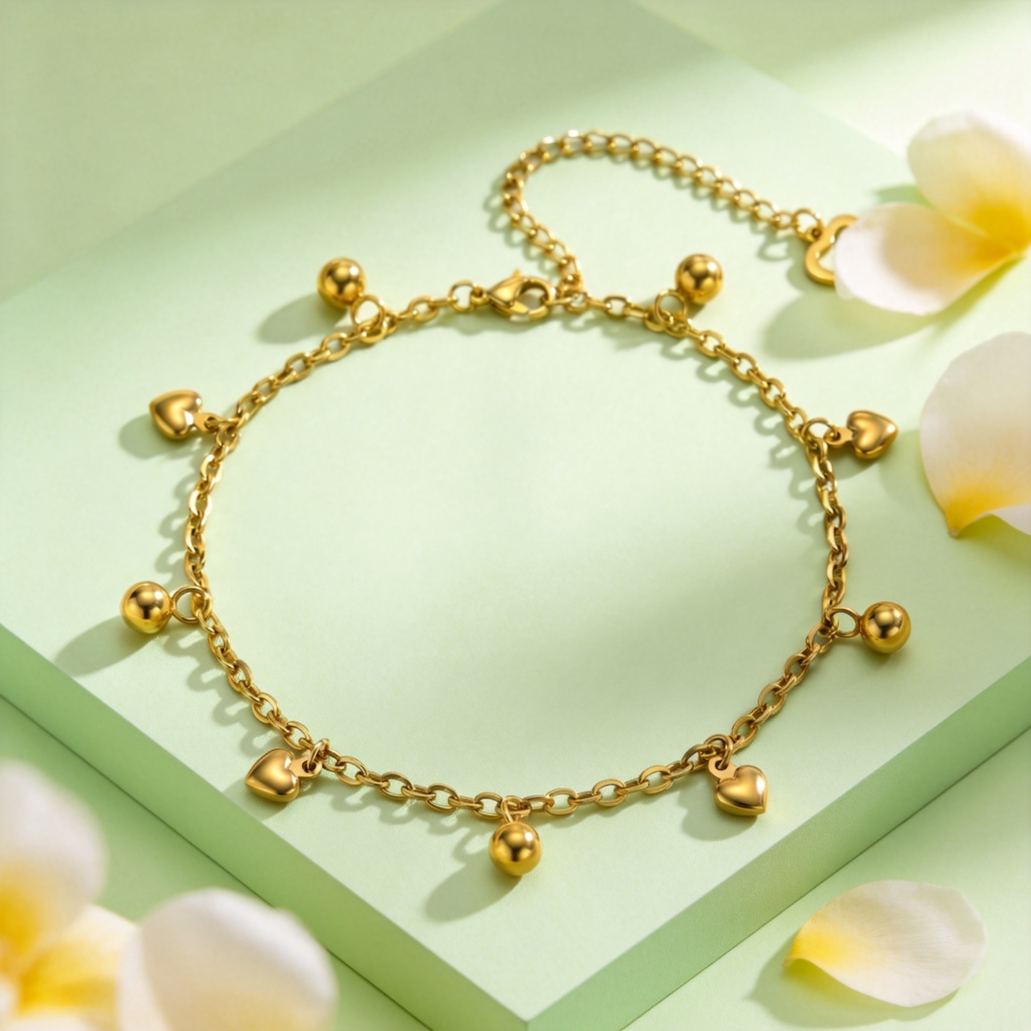سلاسل كاحل نسائية مبتكرة بتصمي - مراجعة Jc Jewelry & Watches وسعره