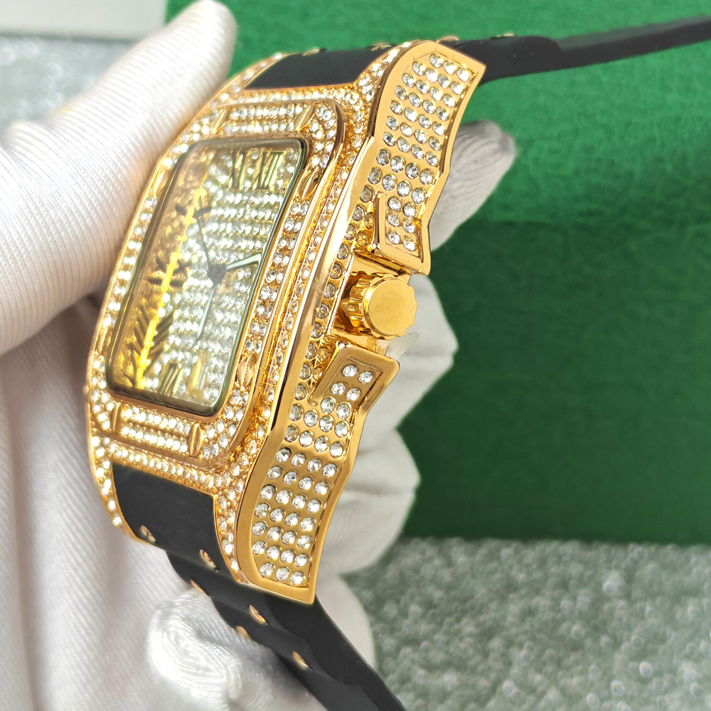 ساعة يد رجالية عصرية مربعة الش - مراجعة Jewelry Type Watches وسعره