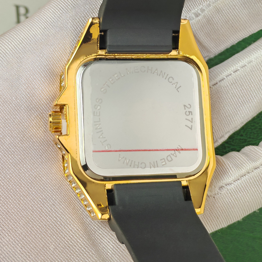 ساعة يد رجالية عصرية مربعة الش - مراجعة Jewelry Type Watches وسعره