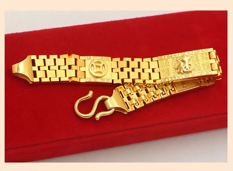حقيقي 18K الذهب فو شخصية حزام  - مراجعة Jewelry Type Watches وسعره