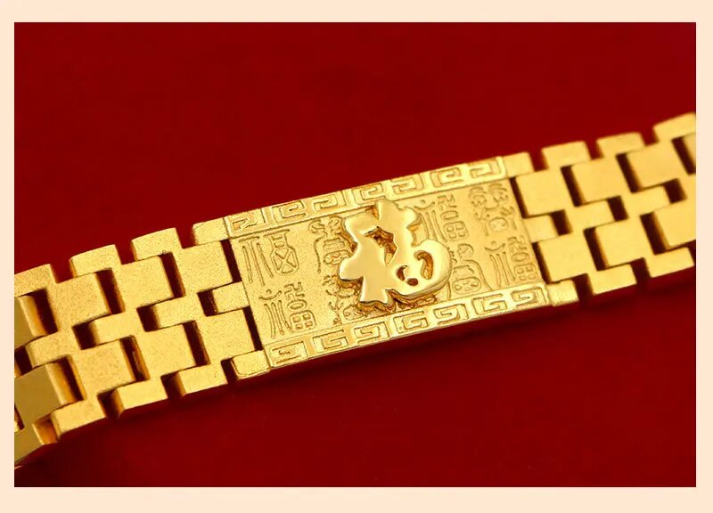 حقيقي 18K الذهب فو شخصية حزام  - مراجعة Jewelry Type Watches وسعره