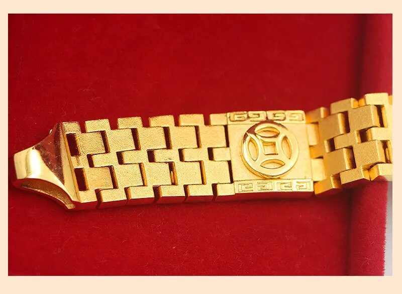 حقيقي 18K الذهب فو شخصية حزام  - مراجعة Jewelry Type Watches وسعره