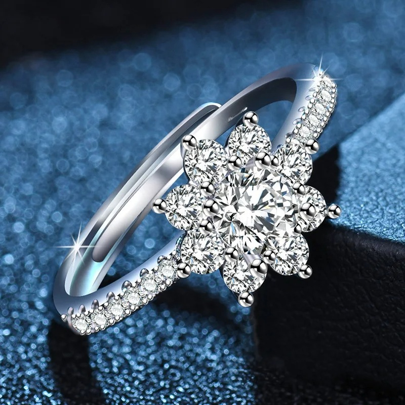 خاتم فضة استرليني 925 فاخر بتص - مراجعة Statement Cocktail Ring وسعره