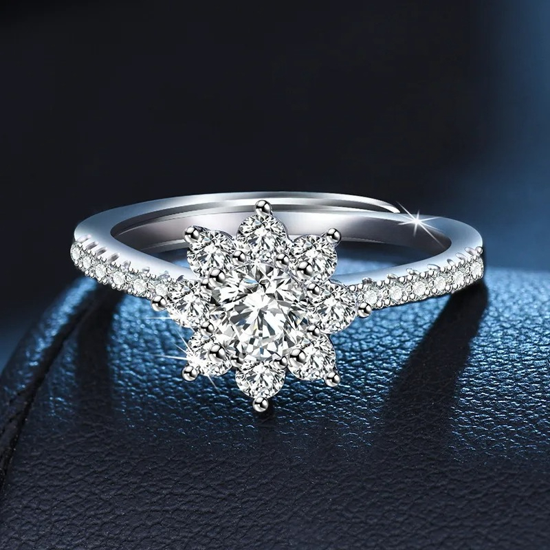 خاتم فضة استرليني 925 فاخر بتص - مراجعة Statement Cocktail Ring وسعره