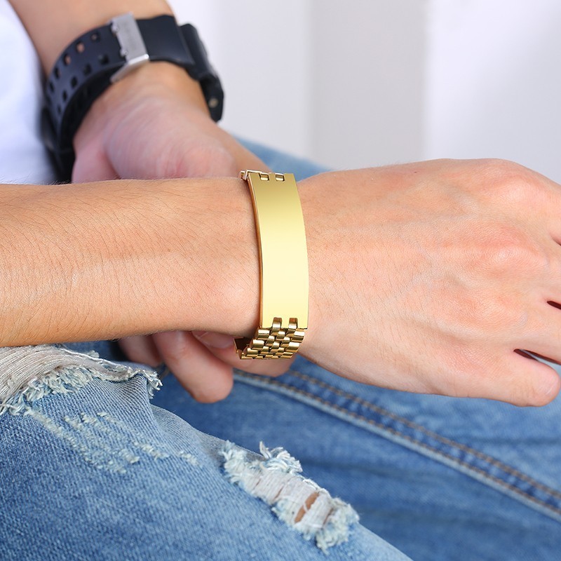Vnox رجل 15 مللي متر واسعة ID  - مراجعة Jewelry Type Watches وسعره