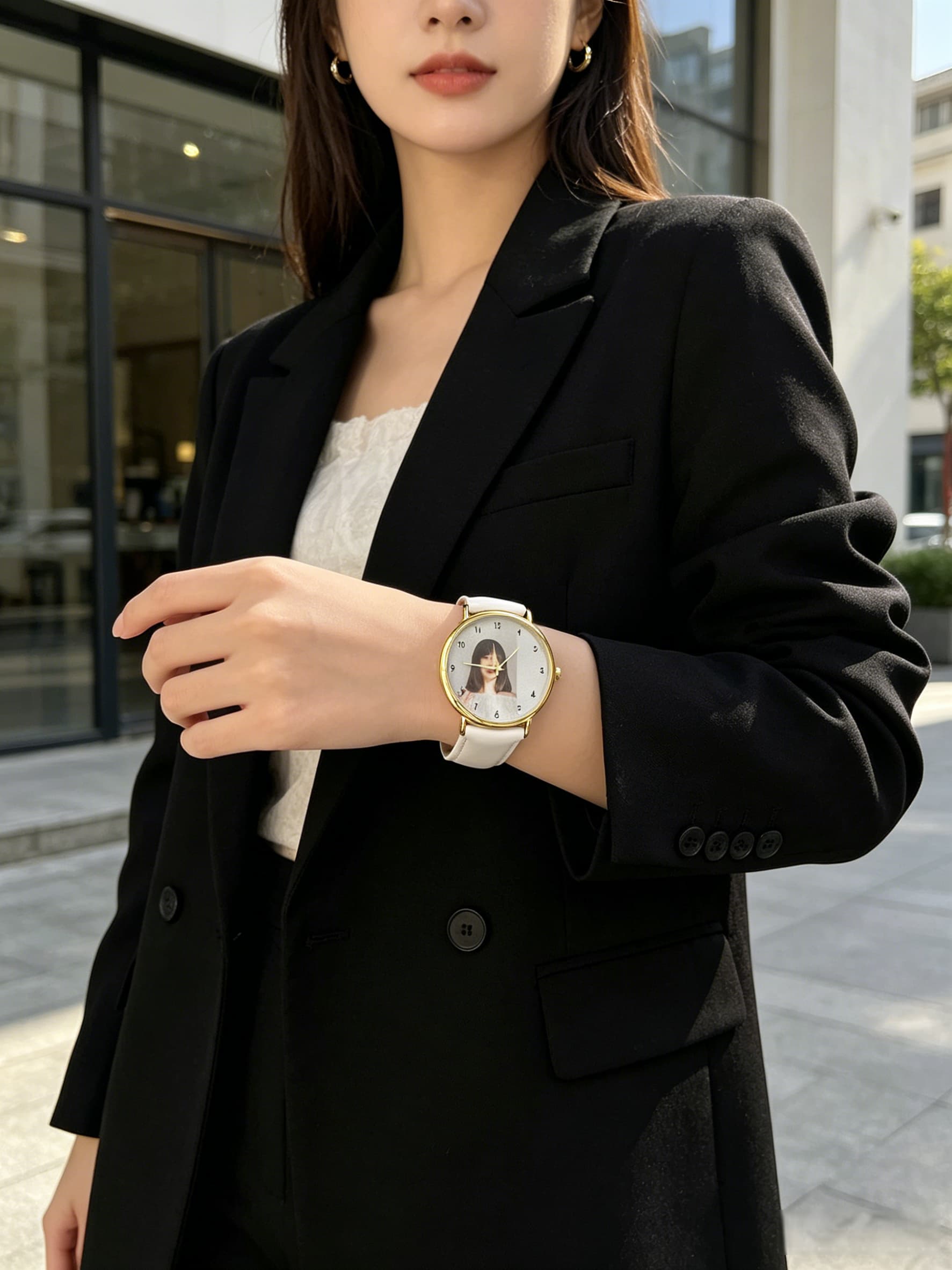 ساعة نسائية مخصصة مع صورة ونص  - مراجعة Jewelry Watches For Women وسعره