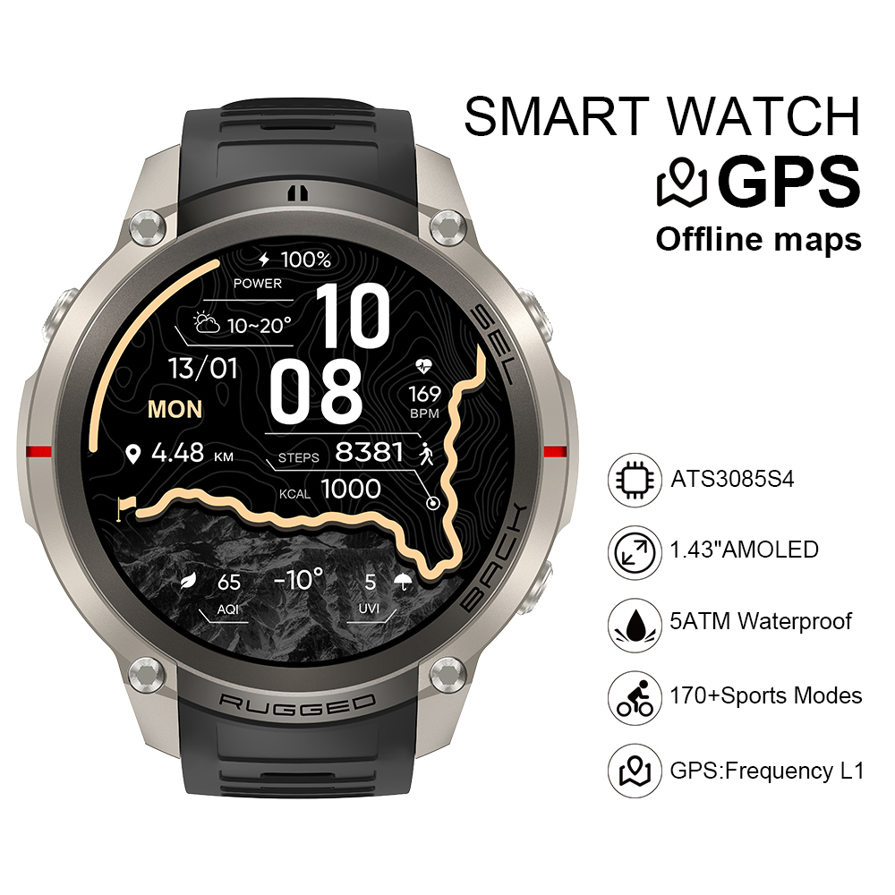 ساعة ذكية DM59 موديل 2026 مع خ - مراجعة Smartwatch وسعره