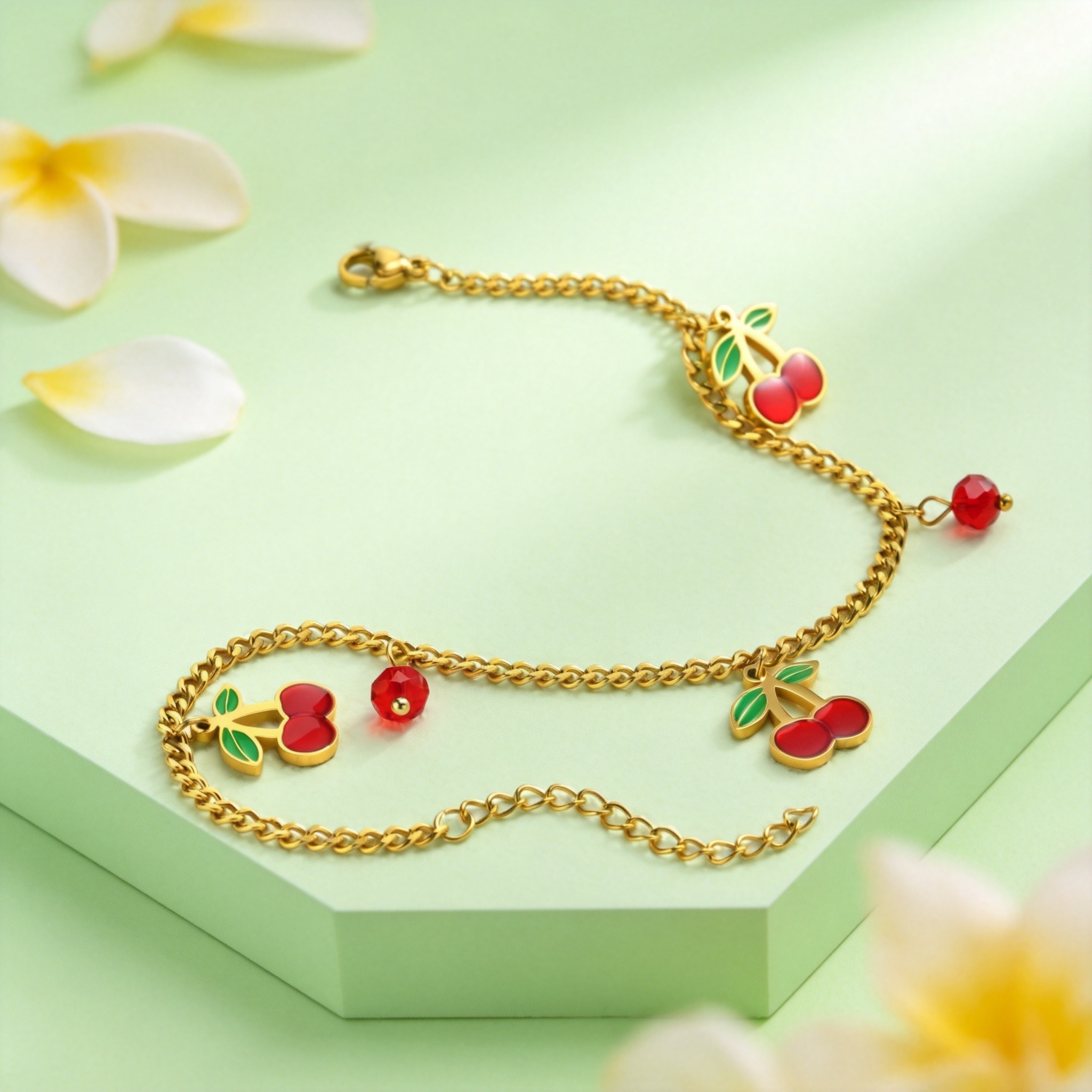 خلخال نسائي من الفولاذ المقاوم - مراجعة Jc Jewelry & Watches وسعره