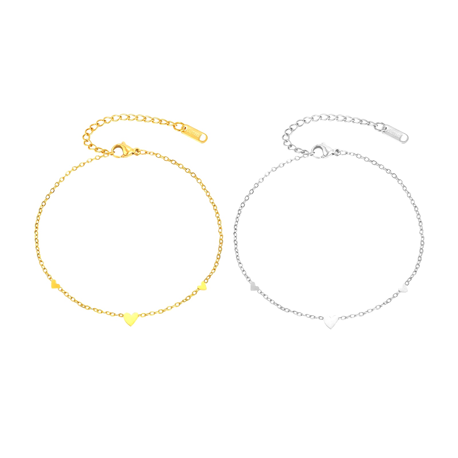 خلاخيل نسائية من الفولاذ المقا - مراجعة Jc Jewelry & Watches وسعره