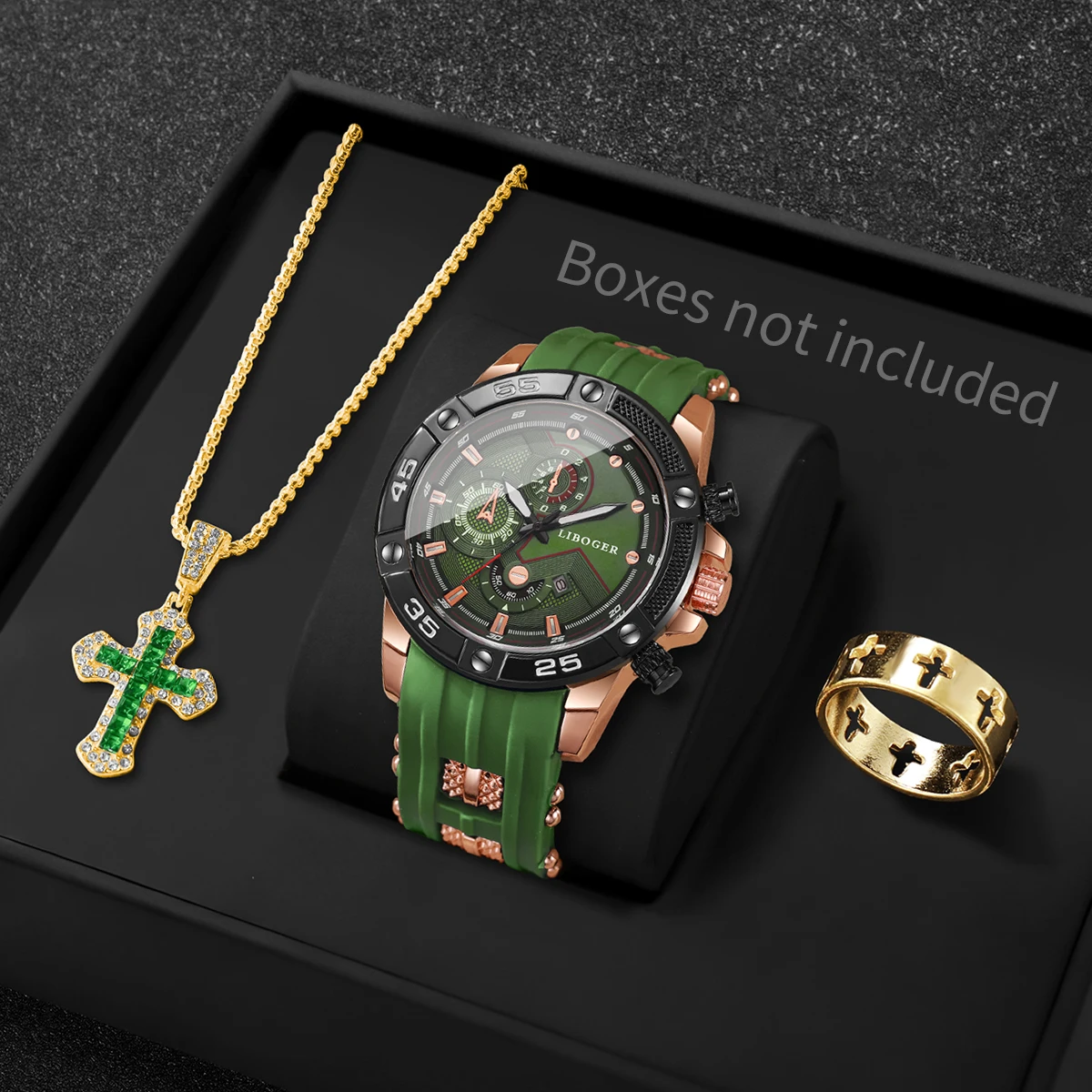 3 قطع ساعة رياضية رجالية أنيقة - مراجعة Jewelry Type Watches وسعره