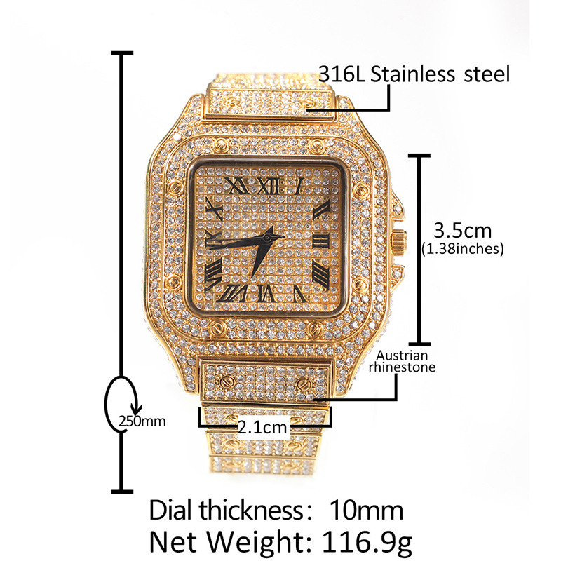 الهيب هوب الفاخرة كوارتز المعص - مراجعة Jewelry Type Watches وسعره