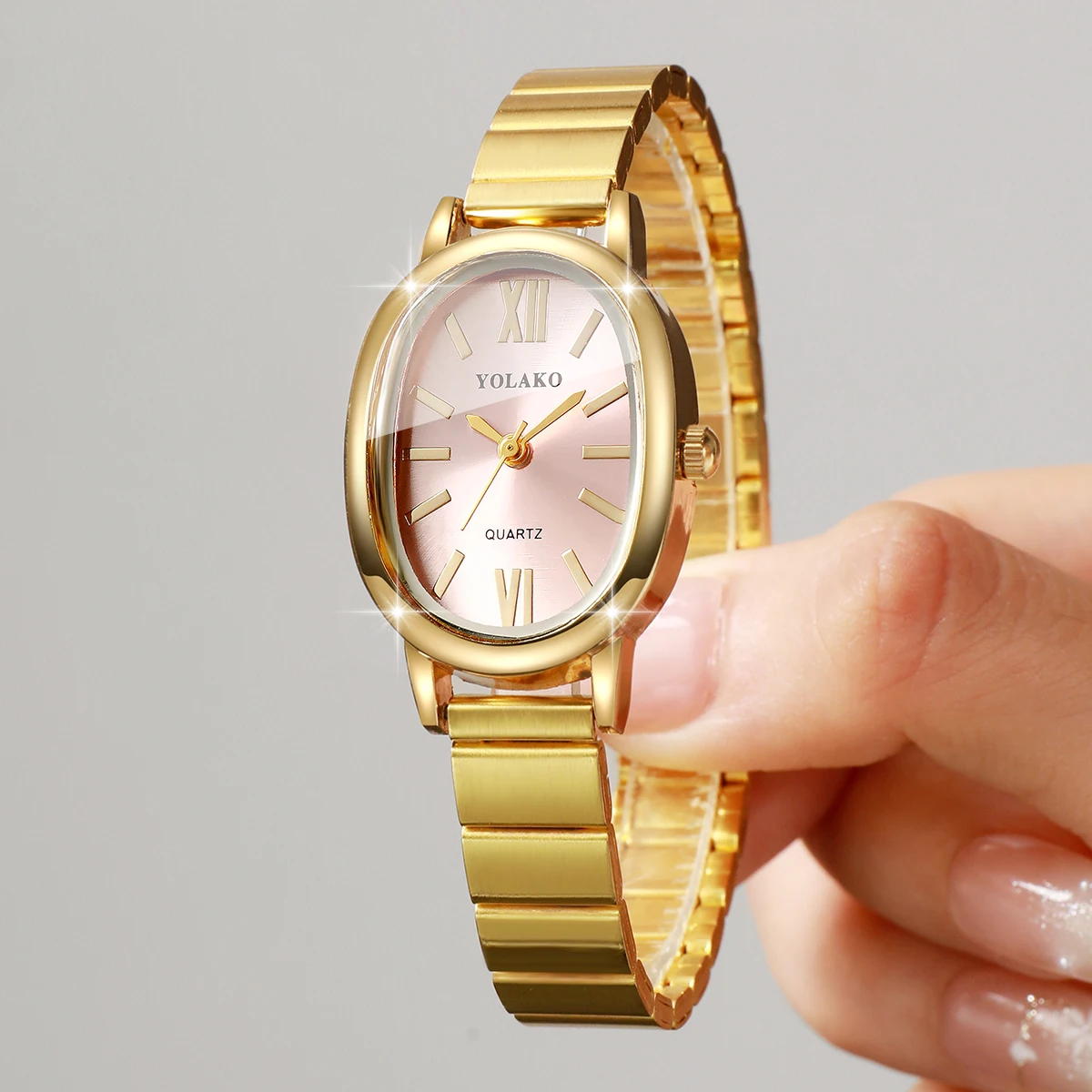 ساعة يد نسائية أنيقة بقرص وردي - مراجعة Jewelry Watches For Women وسعره
